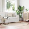 vidaXL Tapis de surface HUARTE Beige 140 x 200 cm Polyester