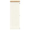 vidaXL Armoire &agrave; chaussures VIGO blanc 60x35x96 cm bois massif de pin