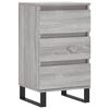 vidaXL Buffet sonoma gris 40x35x70 cm bois d'ing&eacute;nierie