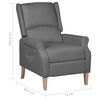 vidaXL Fauteuil inclinable Gris clair Tissu