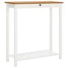 vidaXL Table de bar 100x40x110 cm Bois de ch&ecirc;ne solide