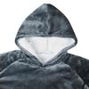 vidaXL Sweat &agrave; capuche couverture Bleu marine 150 x 87 cm