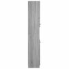 vidaXL Armoire de bain Sonoma gris 32x34x188,5 cm Bois d'ing&eacute;nierie