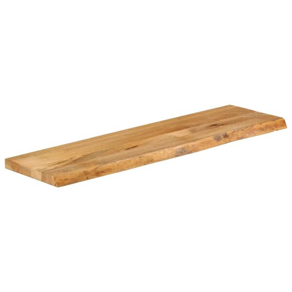 vidaXL Dessus de table &agrave; bord vivant 110x40x2,5cm bois massif manguier