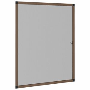 vidaXL &Eacute;cran anti-insectes pour fen&ecirc;tres Marron 130 x 150 cm