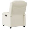 vidaXL Fauteuil inclinable cr&egrave;me similicuir
