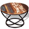 vidaXL Table basse Bois de récupération massif 60x60x40 cm