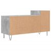 vidaXL Meuble TV Gris b&eacute;ton 100x35x55 cm Bois d'ing&eacute;nierie