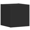vidaXL Ensemble de meubles TV 3 pcs Noir Bois d'ing&eacute;nierie