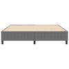 vidaXL Cadre de lit plateforme Gris clair 180 x 200 cm tissu