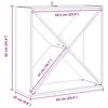 vidaXL &Eacute;tag&egrave;re &agrave; vin 4 pcs Blanc 62 x 25 x 62 cm Pin massif