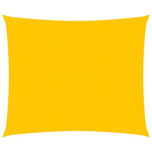 vidaXL Voile d'ombrage 160 g/m&sup2; carr&eacute; jaune 5x5 m PEHD