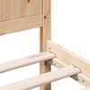 vidaXL Cadre de lit Marron 150 x 200 cm Bois de pin massif