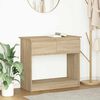 vidaXL Table console avec tiroirs ch&ecirc;ne sonoma 85,5x38,5x74,5 cm