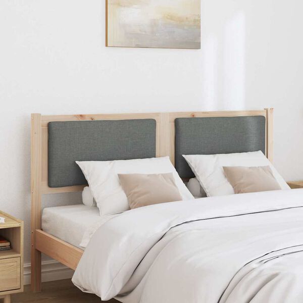 vidaXL T&ecirc;te de lit Autre Marron 140 cm Bois massif en pin