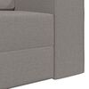 vidaXL Canap&eacute;-Lit 200cm Taupe tissu
