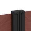 vidaXL Auvent lat&eacute;ral r&eacute;tractable marron 120x600 cm
