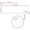 vidaXL Bordure de Pelouse 30 pcs Blanc 100 x 0.05 x 20 cm