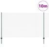 vidaXL Cl&ocirc;ture avec poteau Vert 1,4 x 10 m Acier et PVC