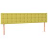 vidaXL Sommier &agrave; lattes de lit avec matelas Vert 180x200 cm Tissu