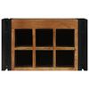vidaXL &Eacute;tag&egrave;re &agrave; vin 2 pcs 46 x 35 x 27,5 cm Bois d'Acacia Massif