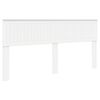 vidaXL T&ecirc;te de lit Blanc Bois d'ing&eacute;nierie