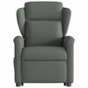 vidaXL Fauteuil inclinable Gris fonc&eacute; Tissu