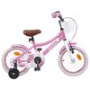vidaXL V&eacute;lo pour Enfants 14 Pouces pour les 3-5 ans Rose clair
