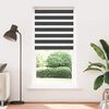 vidaXL Store z&egrave;bre noir 110x230 cm largeur du tissu 105,9 cm polyester