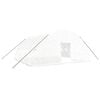 vidaXL Serre avec cadre en acier blanc 36 m&sup2; 6x6x2,85 m