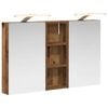 vidaXL Ensemble de Meubles de Salle de Bain 3 pc 80 x 10,5 x 50 cm