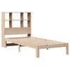 vidaXL Lit biblioth&egrave;que sans matelas 90x200 cm bois de pin massif