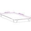 vidaXL Prot&egrave;ge-matelas blanc 80x200 cm imperm&eacute;able