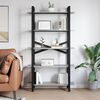 vidaXL &Eacute;tag&egrave;re Gris Sonoma 100 x 33,5 x 178 cm Bois d'ing&eacute;nierie