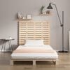 vidaXL T&ecirc;te de lit murale 141x3x91,5 cm Bois massif de pin
