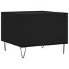 vidaXL Tables basses 2 pcs noir 50x50x40 cm bois d'ing&eacute;nierie