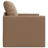 vidaXL Canap&eacute;-Lit 60cm Cappuccino Simili cuir