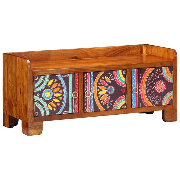 vidaXL Cabinet &agrave; chaussures avec stockage Multicolore 90 x 35 x 40 cm