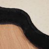 vidaXL Tapis en Fourrure Synth&eacute;tique de Lapin Olite Noir 80 x 120 cm