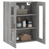 vidaXL Armoire murale sonoma gris 69,5x34x90 cm