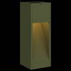 vidaXL Lumi&egrave;re de Chemin LED Solaire 2 pcs Vert olive