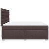 vidaXL Sommier &agrave; lattes de lit avec matelas Marron fonc&eacute; 180x200 cm