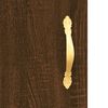 vidaXL Armoire murale ch&ecirc;ne marron 69,5x34x90 cm