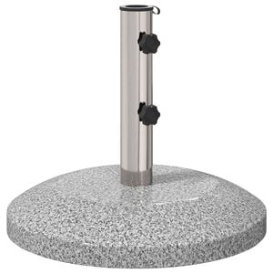 vidaXL Base de parasol pour poteau de 40 &agrave; 50 mm 26.45 kg Gris