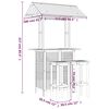 vidaXL Ensemble de bar de jardin 3 pcs Bois d'acacia solide