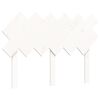 vidaXL Cadre de lit sans matelas blanc bois de pin massif