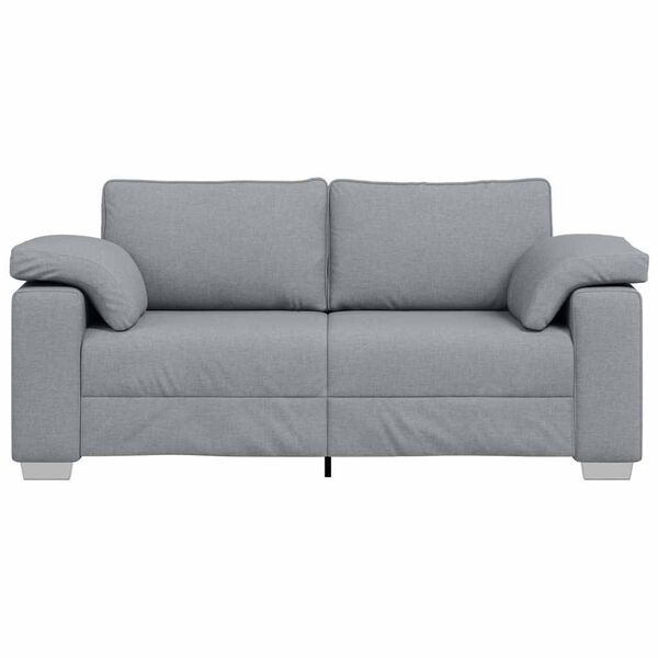 vidaXL Canap&eacute; Gris clair 180 x 77 x 82 cm tissu