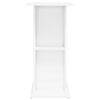 vidaXL Support d'aquarium blanc brillant 60,5x36x72,5 cm