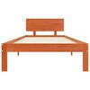 vidaXL Cadre de lit Cire marron 70 x 190 cm Bois de pin massif