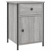 vidaXL Tables de chevet 2 pcs sonoma gris 40x42x60cm bois d'ing&eacute;nierie